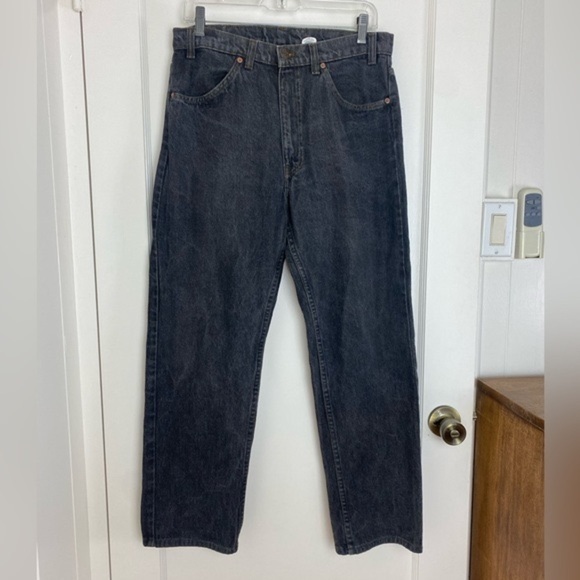 Vintage LEVI’S Dark Gray Jeans size 34 x 32 - Picture 1 of 7